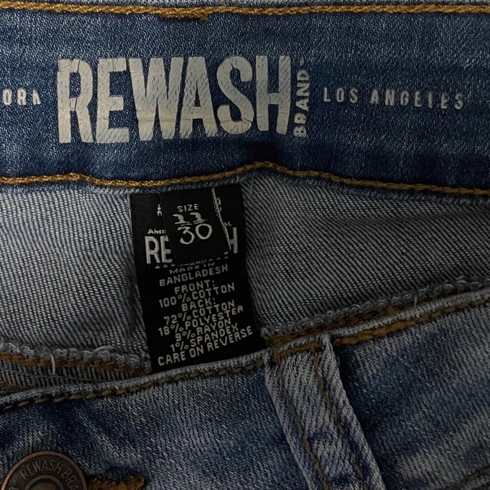 REWASH Brand Distressed Jeans